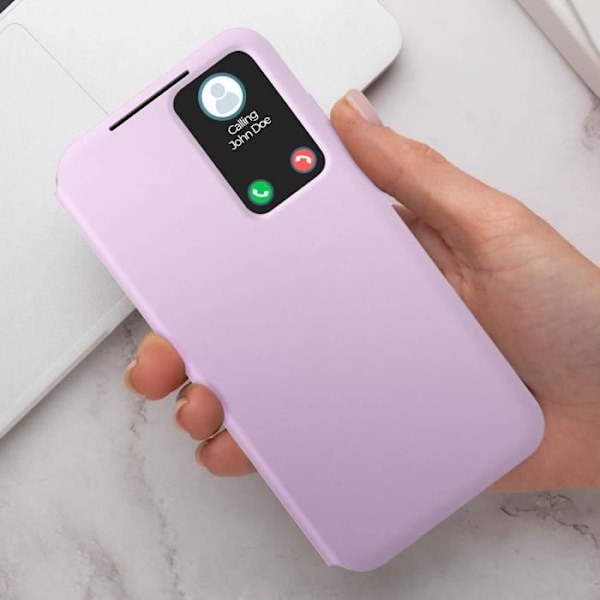 Galaxy S23 Plus Fönsterfodral Clear View Cover Original Lavendel