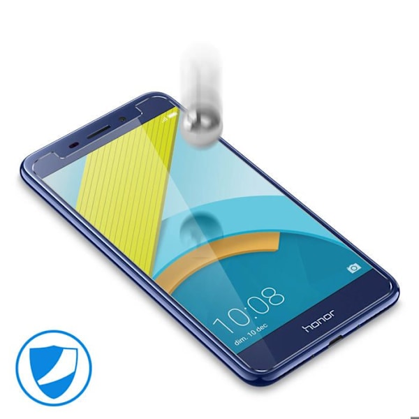 Elokuvan Honor 6C Pro Karkaistu Lasinäyttö 9H Räjähdysvapaa - Läpikuultava Vit