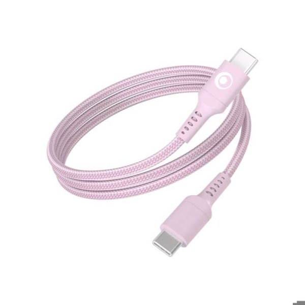 USB-C Opladerkabel - BigBen - 1.2m - 3A - Power Delivery 60W - Rosa