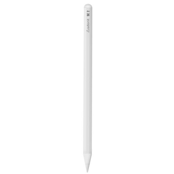 Magnetic Stylus för iPad - ADONIT - SE 2 - Palm Rejection Technology - 10H batteritid - Vit Vit