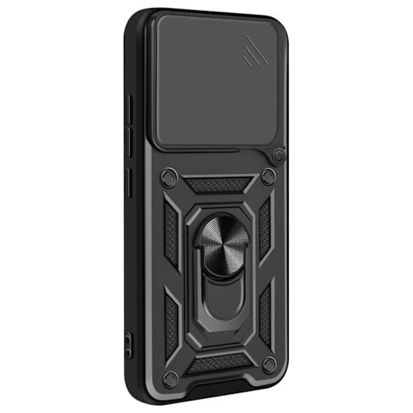 Coque til Xiaomi 15 med ringefor støtte og kamerabeskyttelse Mayaxess Sort Svart