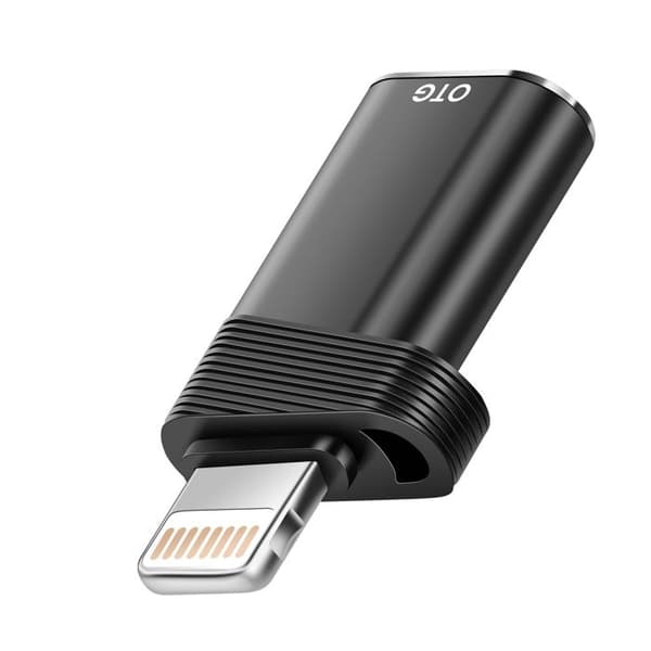 OTG-adapteri - LINQ - USB-C Lightning - 480 Mbps - Musta - Lisävaruste