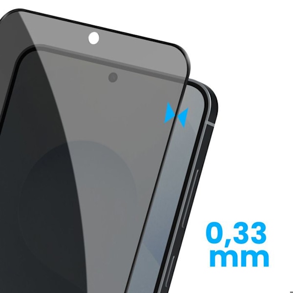 Beskyttelsesglas til Samsung Galaxy S25 Edge Anti-spion Dux Ducis Sort Svart