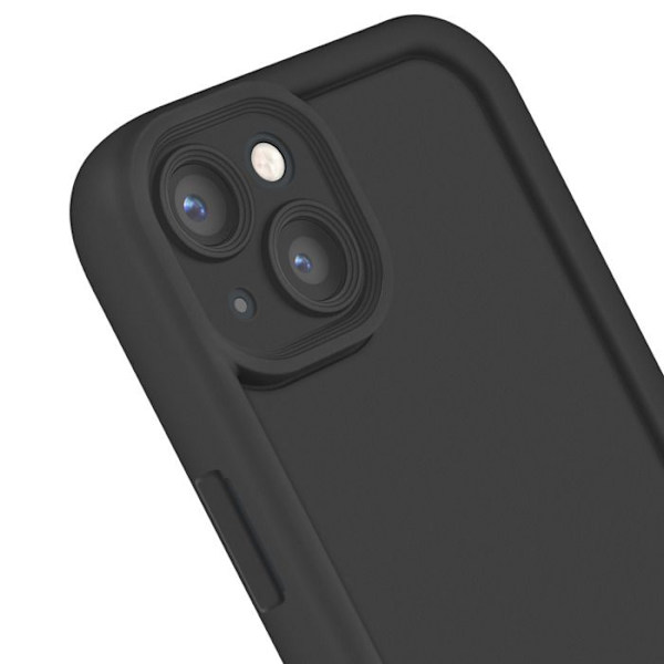 Coque - Silikone - iPhone 13 - Blød Berøring - Sort - Kamera Beskyttelse Svart