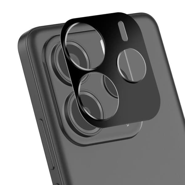 Skydd för iMak-kameraobjektiv för Redmi Note 14 4G Monoblockdesign Svart