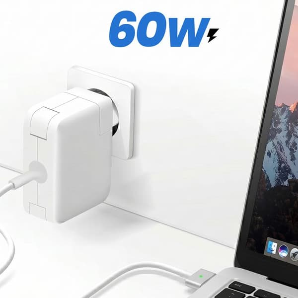 Laddare för MacBook Pro Retina 13" A1502 2015 MagSafe 2 - 60W Vit Vit