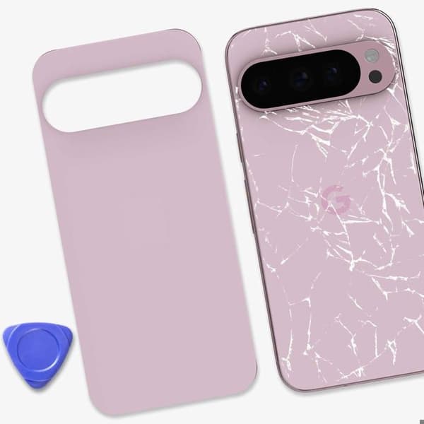 Bagcover - Google Pixel 9 Pro - Rosa - Identisk erstatning - Forenklet installation Rosa
