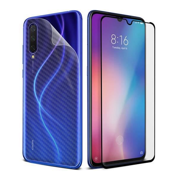 Suojakalvo - Mofi - Xiaomi Mi 9 Lite - Karkaistu lasi - Pehmeä - Ultraohut Svart