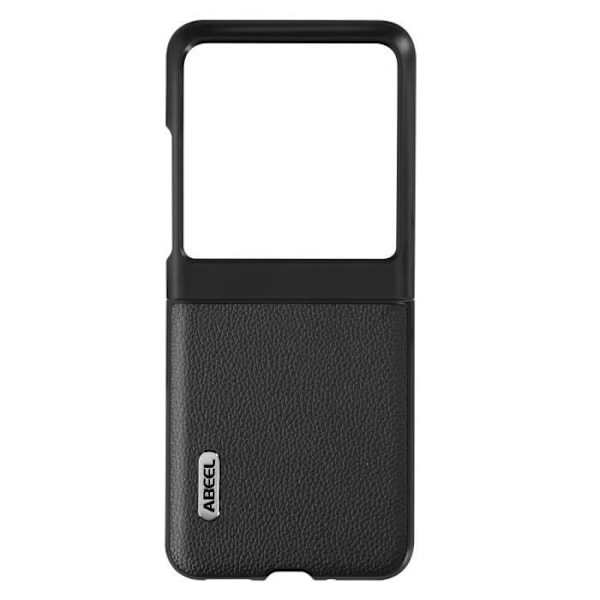 Taske til Motorola Razr 40 Ultra - ABEEL - Kornet effekt - Sort - Unikt og holdbart design Svart
