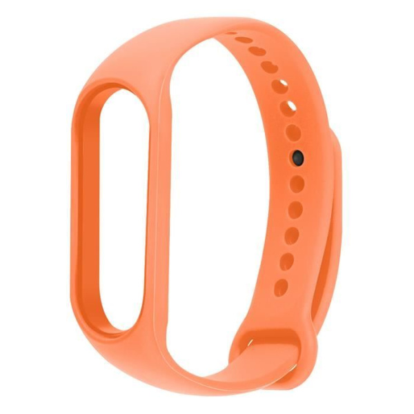 Rannekoru Xiaomi Mi Band 5 / 6 / 7 Silicone Soft Touch -vedenpitävälle oranssille Orange