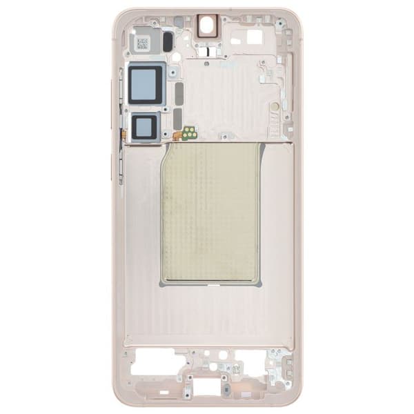 Originalt Centralt Chassi för Galaxy S25 Plus, Exakt och Säker Passform, Samsung Roséguld Rosa