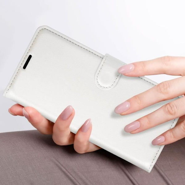 Etui til Sony Xperia 1 VI - AVIZAR - Klap Wallet med Magnetlukk - Hvid Vit