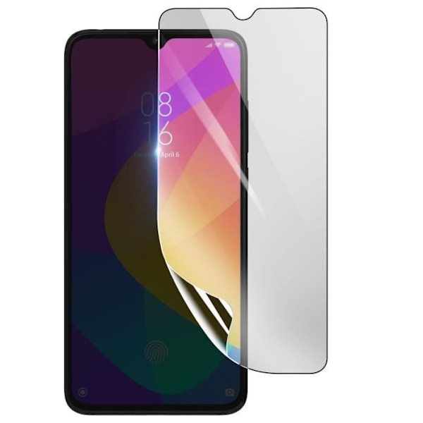 Näytönsuoja - 3MK - Xiaomi Mi 9 Lite - Iskunkestävä Hydrogeeli - Läpinäkyvä - Naarmuuntumaton Transparent