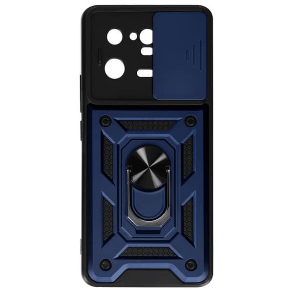 Etui til Xiaomi 13 Pro - AVIZAR - Midnight Blue - Hard Shell - Kameracover - Video Support Ring Blå