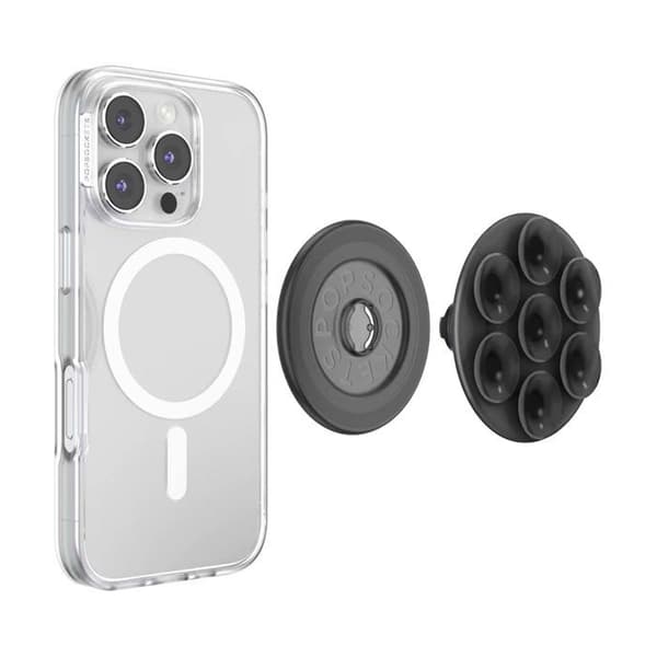 Support PopGrip MagSafe för Smartphone Collection Suck-Up PopSockets Svart Svart