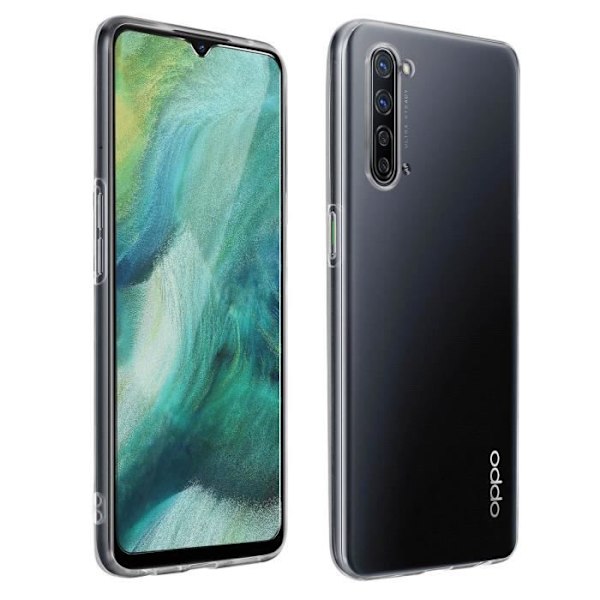 Oppo Find X2 Lite Fodral Härdat glasfilm 9H Hårdhet Transparent Vit Klar vit