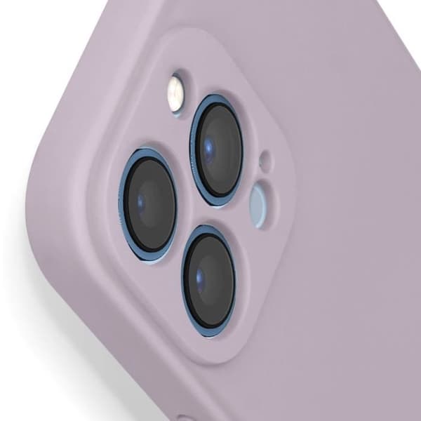 Coque iPhone 13 Pro - AVIZAR - Violet - Silikone - Semi-Rigid - Soft Touch Lila