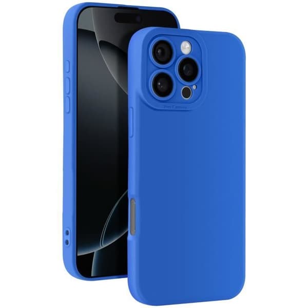 Coque - ADVISER - iPhone 16 Pro Max - Blød Silikone - Kamerabeskyttelse - Elegant Blå