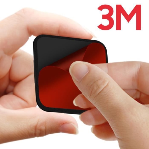 Smartphone Adapter för Easy Lock Support Adhesive Fixing 3M Swissten Black