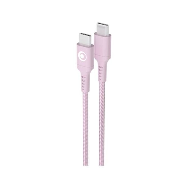 USB-C Opladerkabel - BigBen - 1.2m - 3A - Power Delivery 60W - Rosa