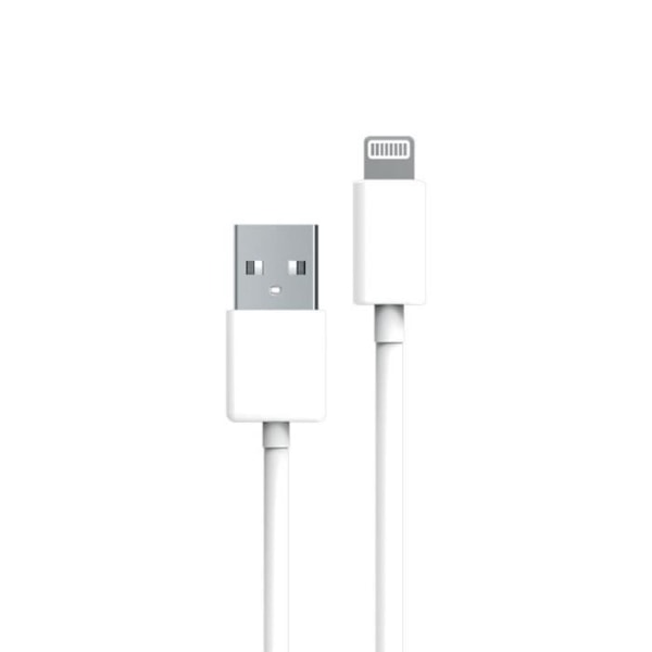 MYWAY USB-A BELYSNINGSKABEL 3M VIT Vit