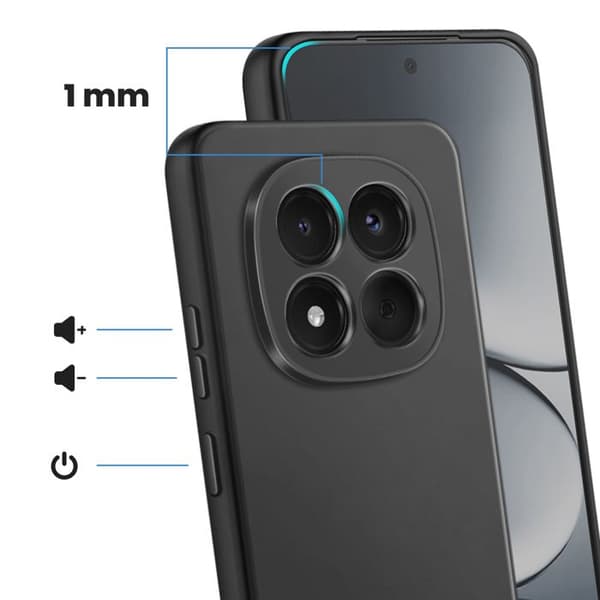 Cover til Redmi Note 15 Pro 5G Blød og Robust Sort Svart