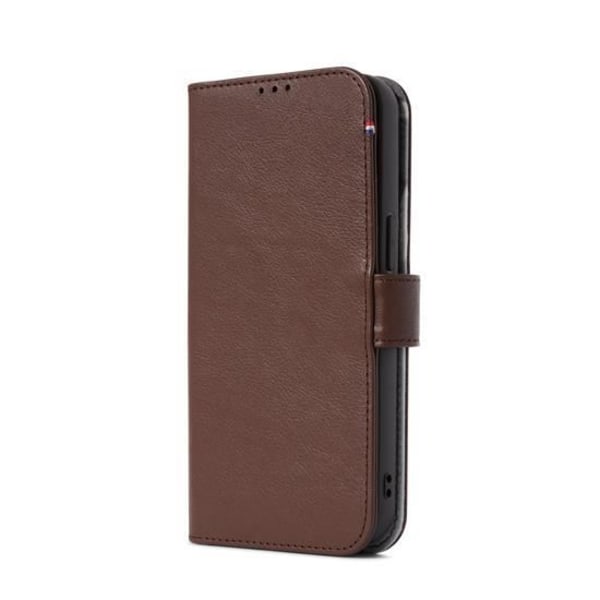 Decoded Folio Leather Flip Case för iPhone 13 Pro Brown