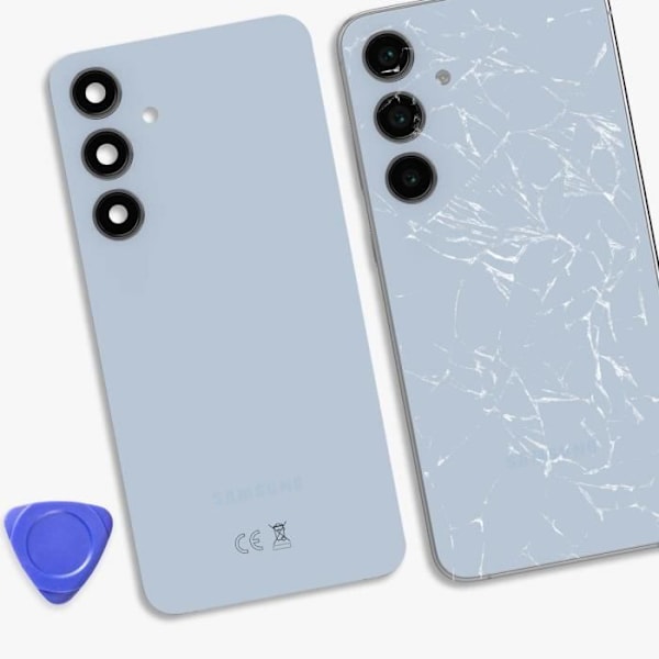 Baksidan för Samsung Galaxy S24 FE Original Service Pack Samsung Blå Blå