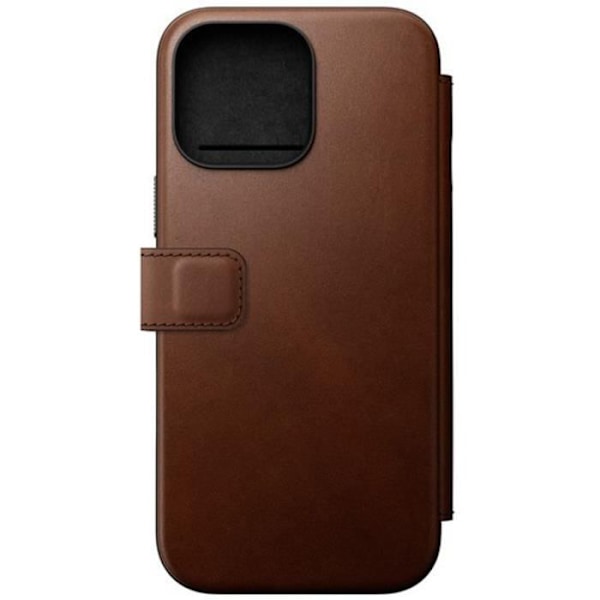 MagSafe Cover til iPhone 16 Pro Max - NOMAD - Folio Modern kortholder - Brun kastanj