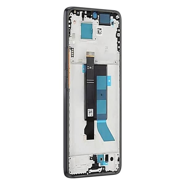 AMOLED Skærm Komplet til Redmi Note 14 Pro 5G Service Pack Xiaomi Sort Svart