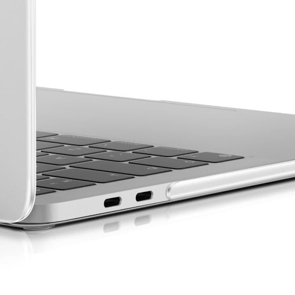 Coque för MacBook Pro 13 MW Hård Antiskidfötter MW Transparent Transparent