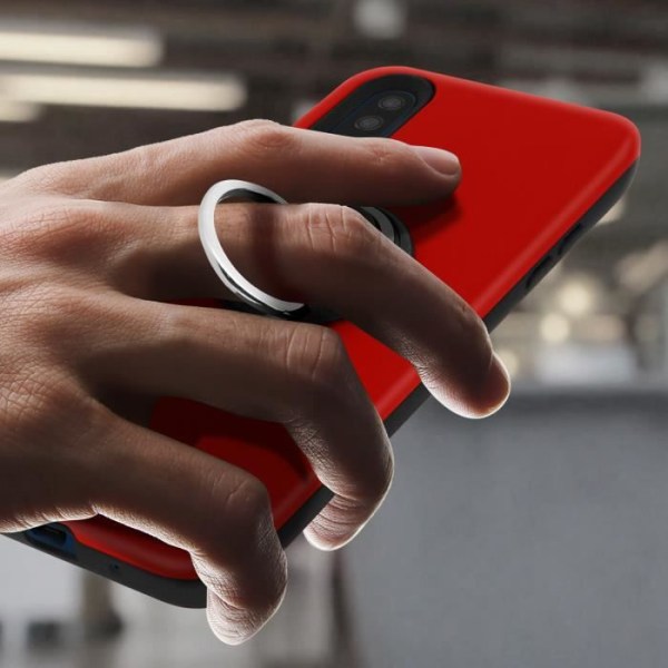 Fodral till Samsung Galaxy A01 Stötsäker Finger Ring Support Video Red