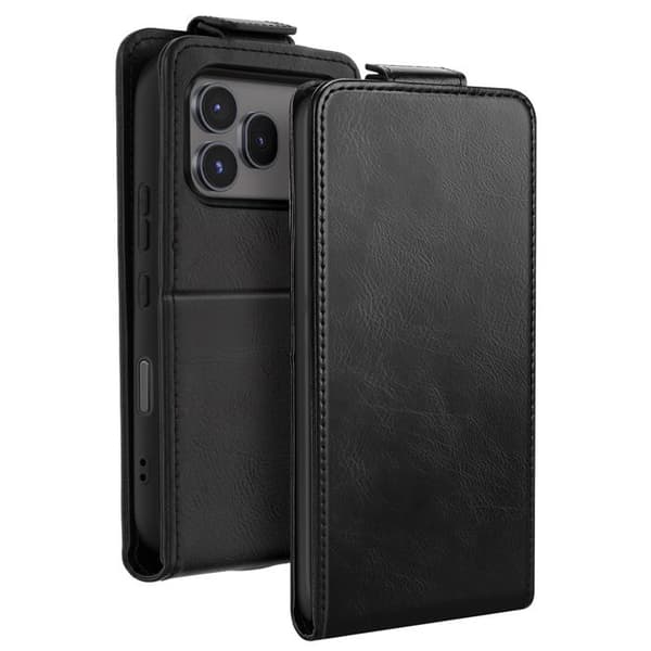 Pystyklipsi Honor 600 / 600 Pro:lle, jossa on korttipidike ja videotuki, musta Svart