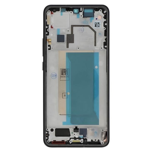 Komplet LCD-skærm til Xiaomi 13T - RELIFE - Sort - Touchscreen - Formonteret chassis - Tempered glas Svart