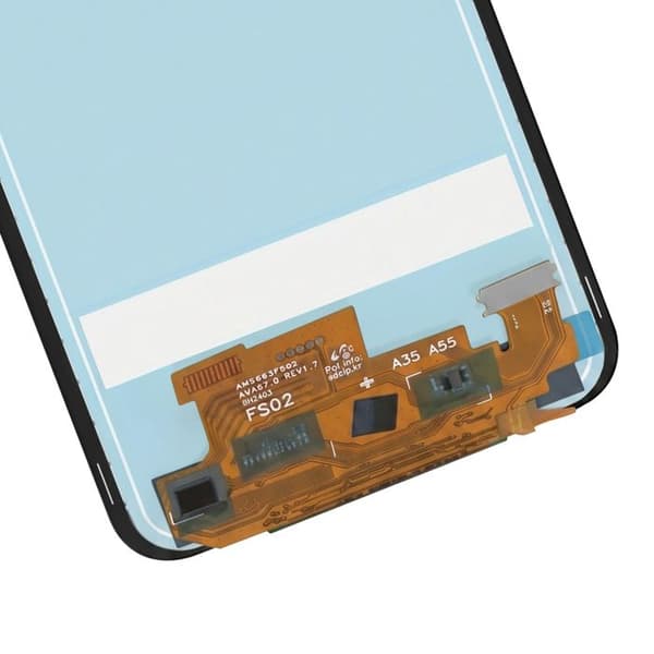 Erstatnings LCD In-Cell og Touchskærm til Galaxy A35 Sort Svart