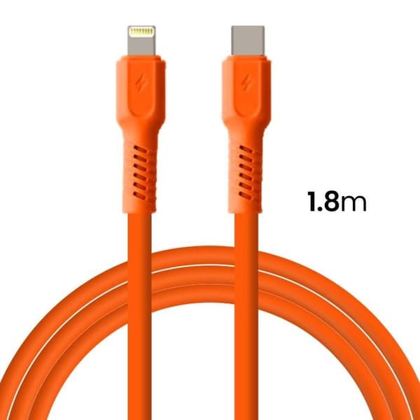 Laddningskabel - FOREVER - USB-C till Lightning - 27W - 1,8m - Snabbladdning