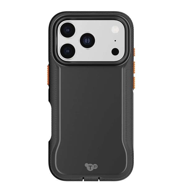 Coque Magsafe - TECH21 - iPhone 17 Pro - Iskunsuoja - Musta - Helppo asennus Svart
