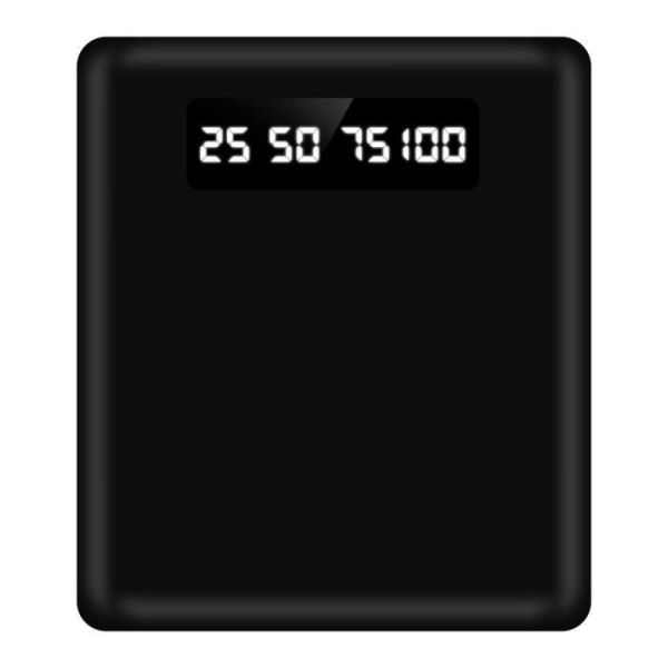 Universal eksternt batteri USB-C, Micro-USB Lightning-kabler Akashi sort