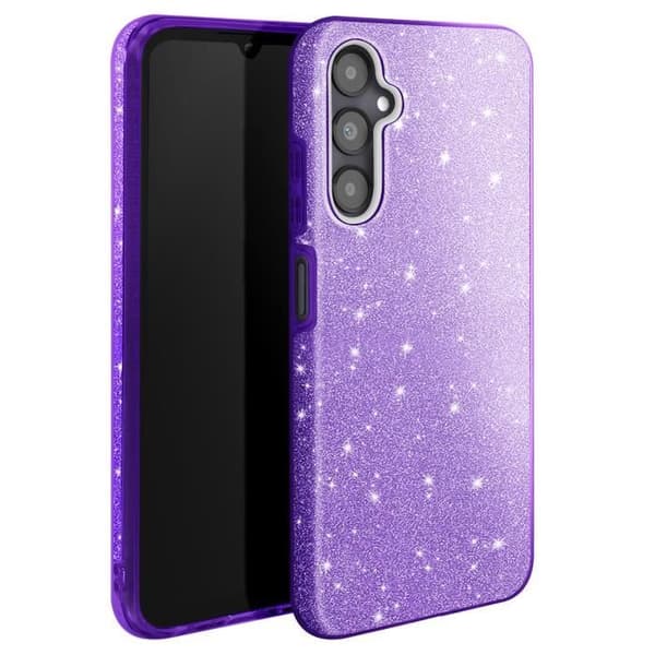 Glitrende cover - AVIZAR - Samsung Galaxy A05S - Stødabsorberende - Glitrende - Lilla Lila