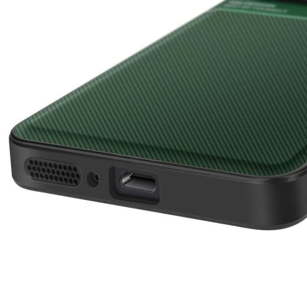Coque - Xiaomi - Redmi Note 14 5G - Stødabsorberende - Bi-materiale - Grøn Grön