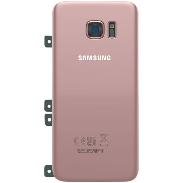 Batteri-cache för Samsung Galaxy S7 Edge Original Service Pack Samsung Rosé Champagne