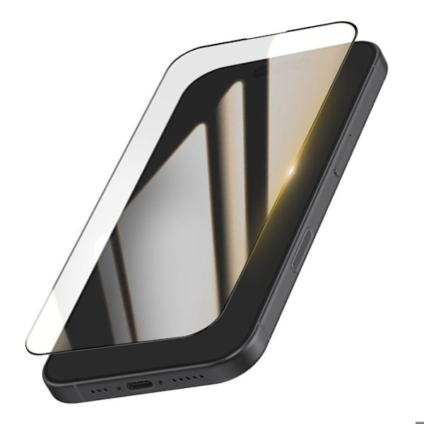 Härdat Glas - TACTICAL - iPhone 17 - Stötresistent - Multilager - Applicator Ingår Svart