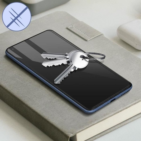 Härdat glas - Akashi - Xiaomi Mi 11 Lite - 9H - Avfasade kanter - Sprängskydd Transparent, svart