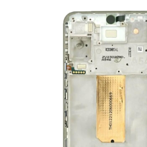 Täysikokoinen Näyttö - Samsung - A54 5G - Super AMOLED 6.4 tuumaa - Valkoinen Runko - 100% Alkuperäinen Vit