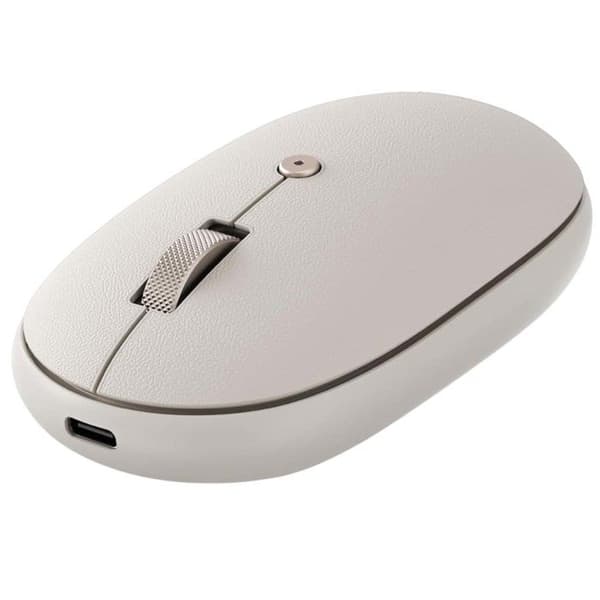 Trådløs Mus - SATECHI - OntheGo - Bluetooth - Genopladelig - Beige beige