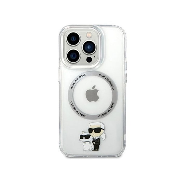 Karl lagerfeld IML NFT Karl - Choupette MagSafe - iPhone 13 Pro -kuori (läpinäkyvä)