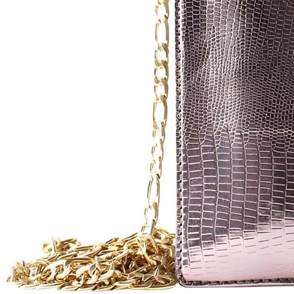 PURO Universal Chain - Universel etui til telefon i syntetisk bronze bronze
