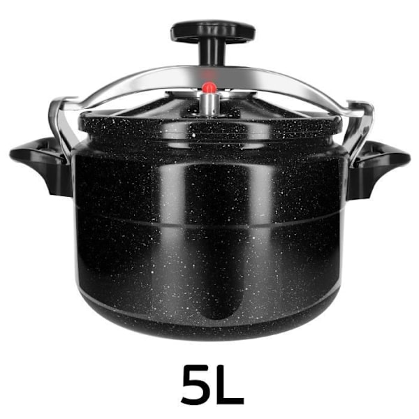 Cocotte-minute 5L med Non-Stick Sten Belægning Rosenberg Sort Svart