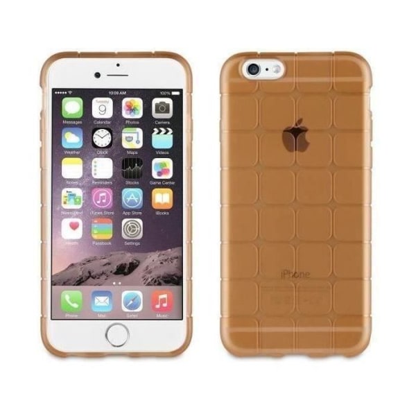 MUVIT LIFE mjukt fodral Sixty Brown: Apple iPhone 6 / 6S / 7 / 8