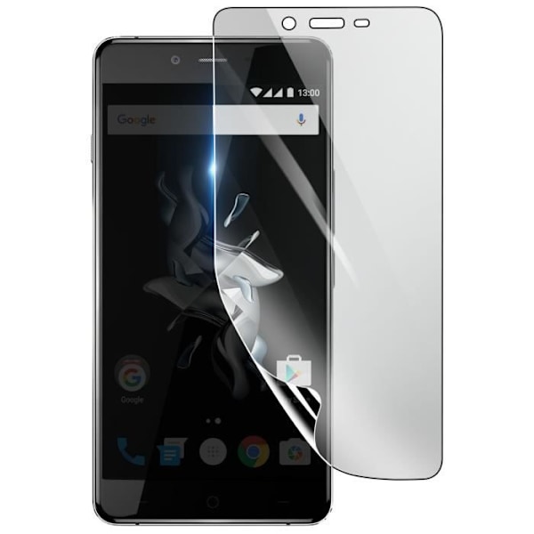 Näytönsuoja - 3MK - OnePlus X - Iskunkestävä Hydrogeeli - Läpinäkyvä - Naarmuuntumaton Transparent
